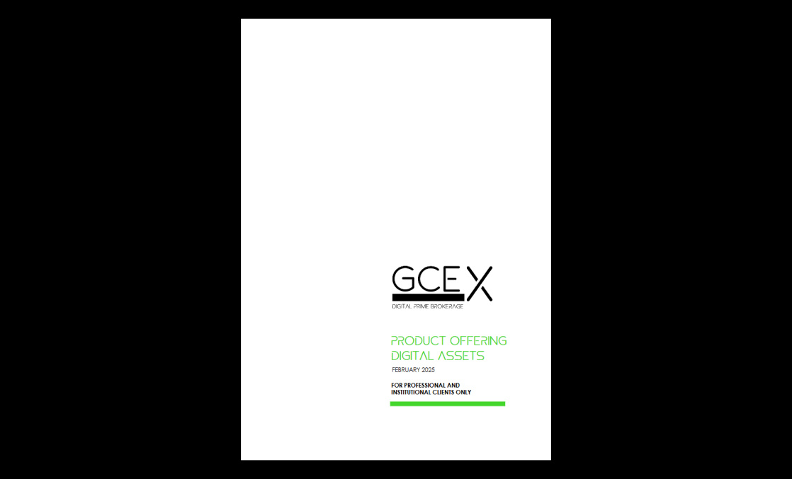 GCEX Prodduct Offering Digital Assets